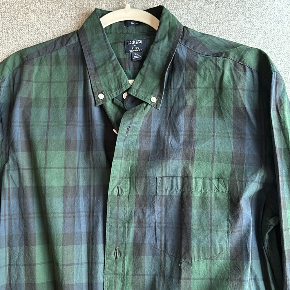 Jcrew Factory long sleeve button down. Blackwatch